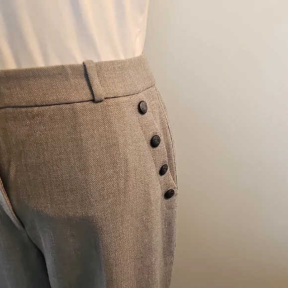 White House Black Market Gray Curvy Boot Pants - Picture 4 of 9